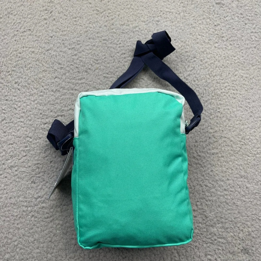 NWT Columbia UU0151-329 Zigzag Side Bag Icy Morn / Electric Turquoise Crossbody